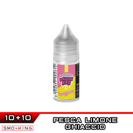 PEACH & LEMON Vapor Bar Mini Shot 10+10 RELOAD VAPE Limone Pesca Ice