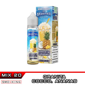 Granitika COCCO ANANAS Mix&Vape 20 ml KING LIQUID Granita Ananas Cocco Ice