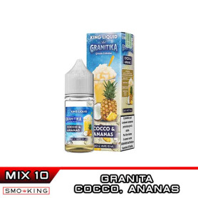 Granitika COCCO ANANAS Mix&Vape 10+10 ml KING LIQUID Granita Ananas Cocco Ice