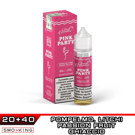 PINK PARTY Shot 20ml SEVEN WONDERS Pompelmo Litchi Frutto della Passione Ghiaccio