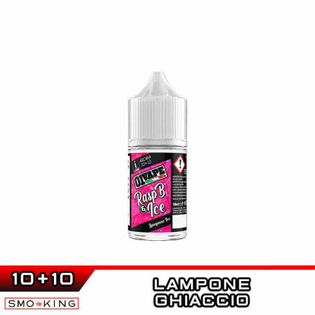 RASP B & ICE Mini Shot 10+10ml 01VAPE Lampone Ghiaccio