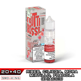 FRUTTI ROSSI VaporICE Shot 20ml VAPORART Fragola Mora Ciliegia Mirtillo Ribes Ghiaccio