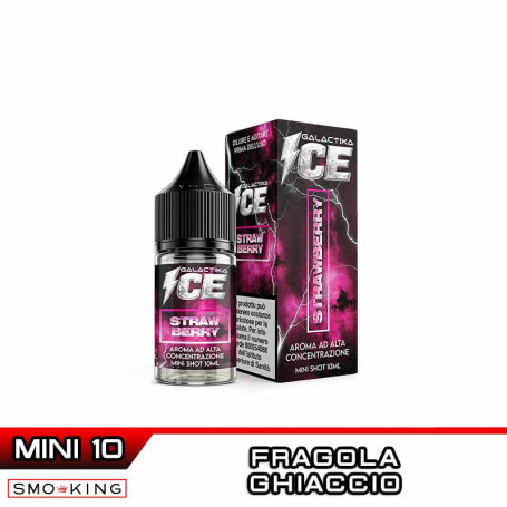 STRAWBERRY ICE Aroma Mini Shot 10 ml in 30 ml GALACTIKA ICE Fragola Ghiaccio