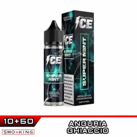 SUPER MINT ICE Aroma Shot 10ml in 60ml GALACTIKA ICE Menta Ghiaccio