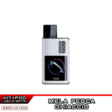 YOOZ ZERO V5 Starter Kit PEARL WHITE Pod APPLE PEACH Yooz