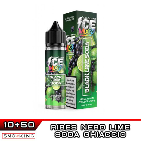 BLACK LIME SODA Aroma Shot 10ml in 60ml GALACTIKA ICE MIXED
