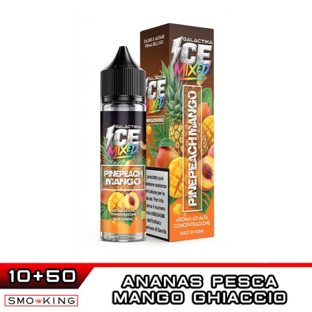 PINEPEACH MANGO Aroma Shot 10ml in 60ml GALACTIKA ICE MIXED