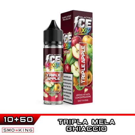 TRIPLE APPLE Aroma Shot 10ml in 60ml GALACTIKA ICE MIXED