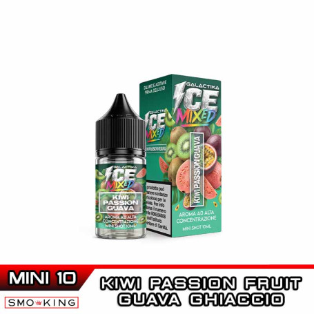 KIWI PASSION GUAVA Aroma Mini Shot 10ml in 30ml GALACTIKA ICE MIXED