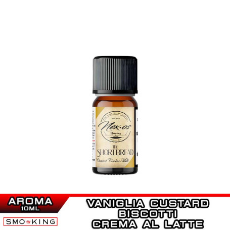 The SHORTBREAD Aroma Concentrato 10ml NEX-OS Biscotto Crema di Latte Vaniglia Custard