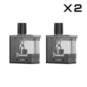 Dreamods ONE POD Ricambio Cartuccia 4ml Pod Coil Integrata 0.8Ω Top Fill - 2 Pezzi