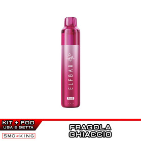 ELFBAR PLUS Kit MAGENTA + Prefilled Pod STRAWBERRY ICE 12K Puff (2ml+8ml) ELFBAR