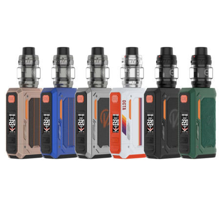 ARMOUR OCTA Full Kit 220W (Dual 18650) iTANK T Dual Mesh (6ml) VAPORESSO