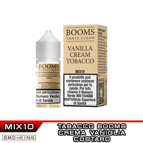 BOOMS VCT Mix&Vape 10+10 TNT Vape Crema pasticcera Mix di Tabacchi