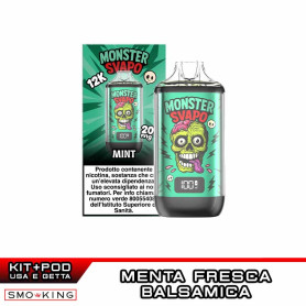 MONSTER SVAPO 1000mAh Rechargeable Battery Kit + Pod MINT