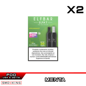 ELFA T Spearmint Pod Usa e Getta ELFBAR 2 Pezzi Menta