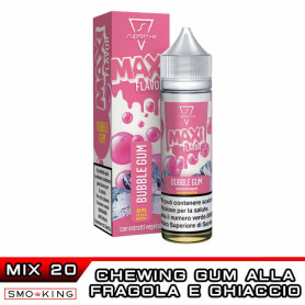 BUBBLE GUM Maxi Flavors Mix&Vape 20ml Suprem-e Chewing Gum Fragola Ghiaccio