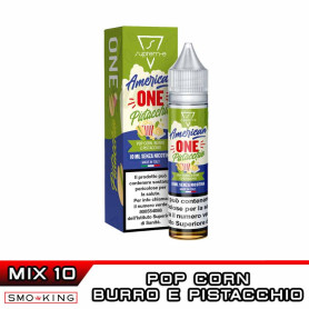 AmericanONE Pistacchio Mix&Vape 10+10 Suprem-e Pop Corn Burro Pistacchio
