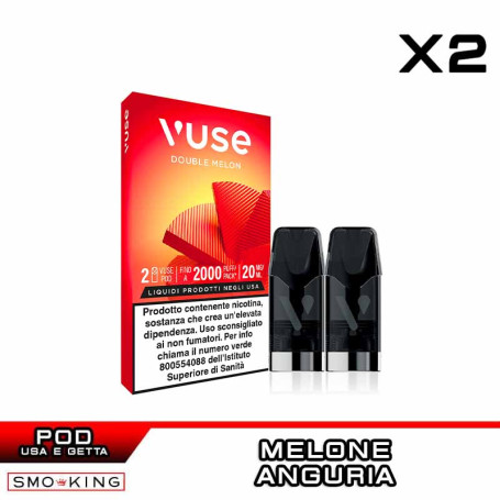 Double Melon VUSE PRO ONE Pod Precaricate VUSE 1000 Puff - 2 Pezzi - Anguria Melone