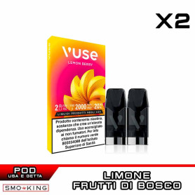 Lemon Berry VUSE PRO ONE Prefilled Pod VUSE 1000 Puff - 2 Pieces