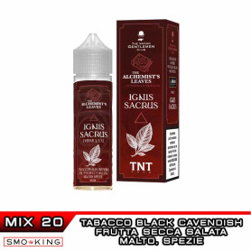 IGNIS SACRUS Alchemist's Leaves Mix&Vape 20ml TNT Vape & Vaping Gentlemen Tabacco Black Cavendish Malto Frutta Secca
