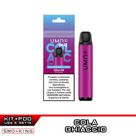 UMA BEAT Kit Batteria Ricaricabile 360mAh + Pod COLA ICE UMA.mi