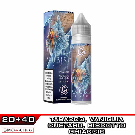 ANUBIS ICE Aroma Shot 20ml LS Project Tabacco Vaniglia Custard Biscotto Ghiaccio