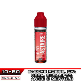 RED ASTAIRE Shot 10ml in 60ml T-JUICE Uva Frutti Rossi Anice Mentolo Eucalipto