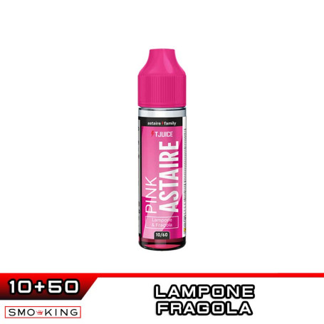 PINK ASTAIRE Shot 10ml in 60ml T-JUICE Fragola Lampone