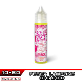 PEACH RASPBERRY FRUIZEE MAX Aroma Shot 10 ml in 60 ml Eliquid France Lampone Pesca Ice