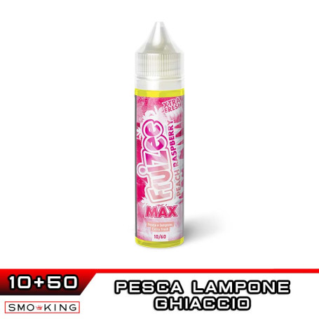 PEACH RASPBERRY FRUIZEE MAX Aroma Shot 10 ml in 60 ml Eliquid France Lampone Pesca Ice