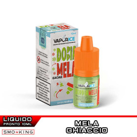DOPPIA MELA VaporICE Liquido Pronto Nicotina 10ml VAPORART Mela Rossa Mela Verde Ghiaccio