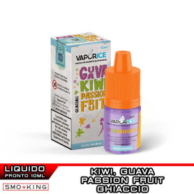 GUAVA KIWI PASSION FRUIT VaporICE Liquido Pronto Nicotina 10ml VAPORART Cola Ghiaccio