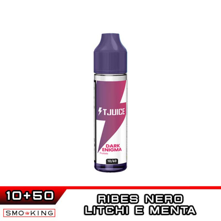 DARK ENIGMA Shot 10ml in 60ml T-JUICE Ribes Nero Litchi Menta
