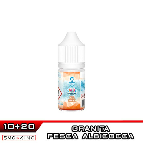 PESCA E ALBICOCCA Granita Mini Shot 10+20 ml Alfaliquid Albicocca Pesca Ice