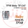 SMOK TFV8 V8 BABY T8 Octuple Coil resistance from 0.15 ohm 5 pieces
