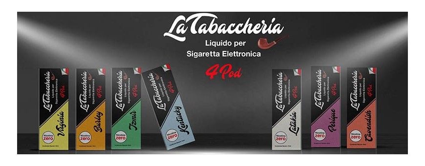 Liquidi Pronti BLACK LINE 4 Pod La Tabaccheria Smo-kingshop.it