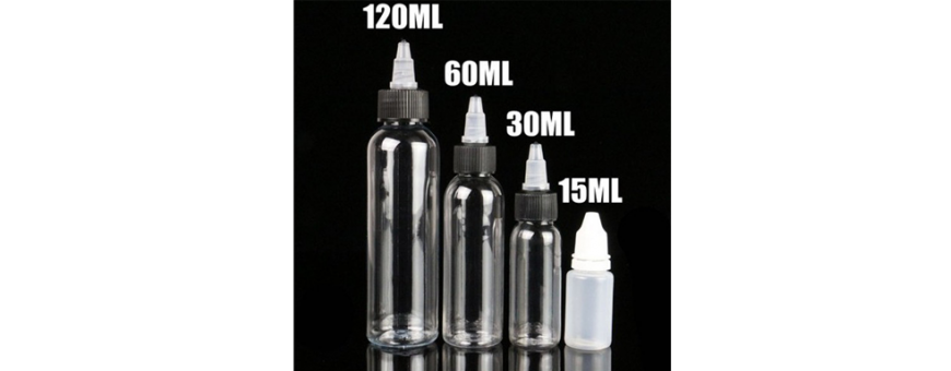 Bottle for Electronic Cigarette Fluids of all kinds to mix
