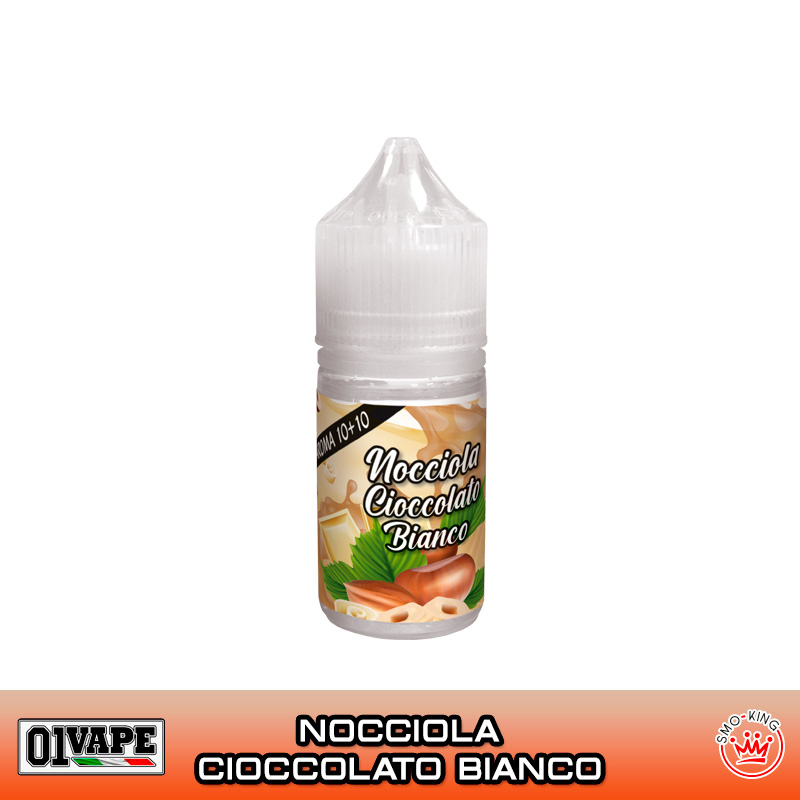 Nocciola Cioccolato Bianco Mini Shot 10 ml 01Vape