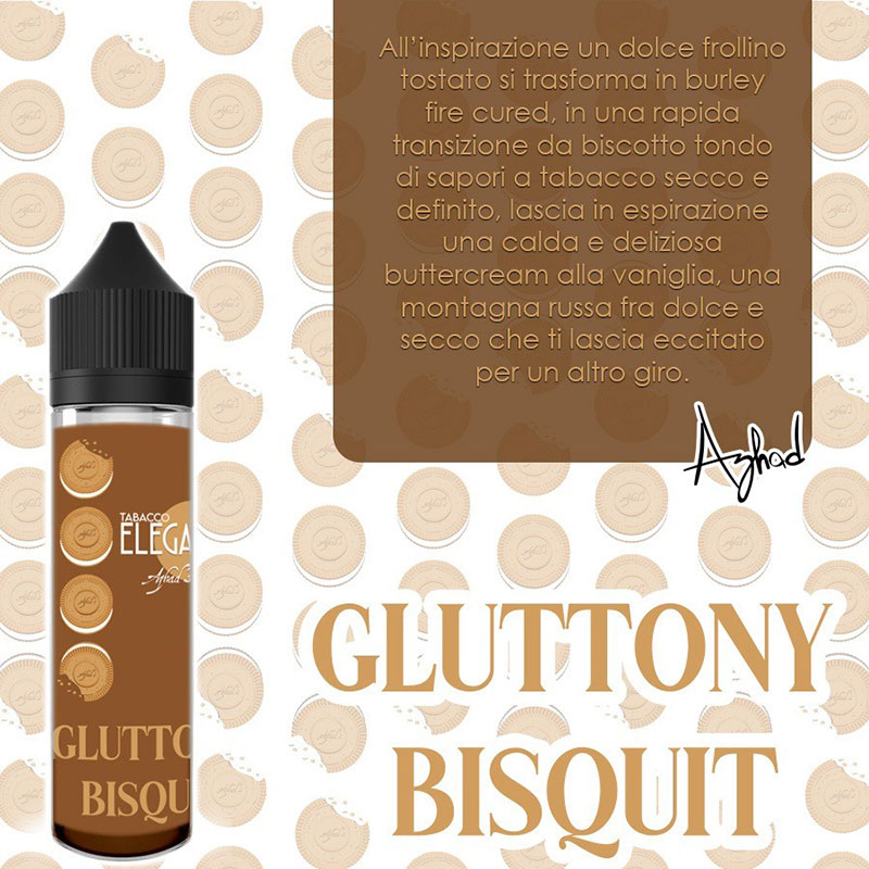 GLUTTONY BISQUIT Tabacco Elegance Aroma 20 ml AZHAD