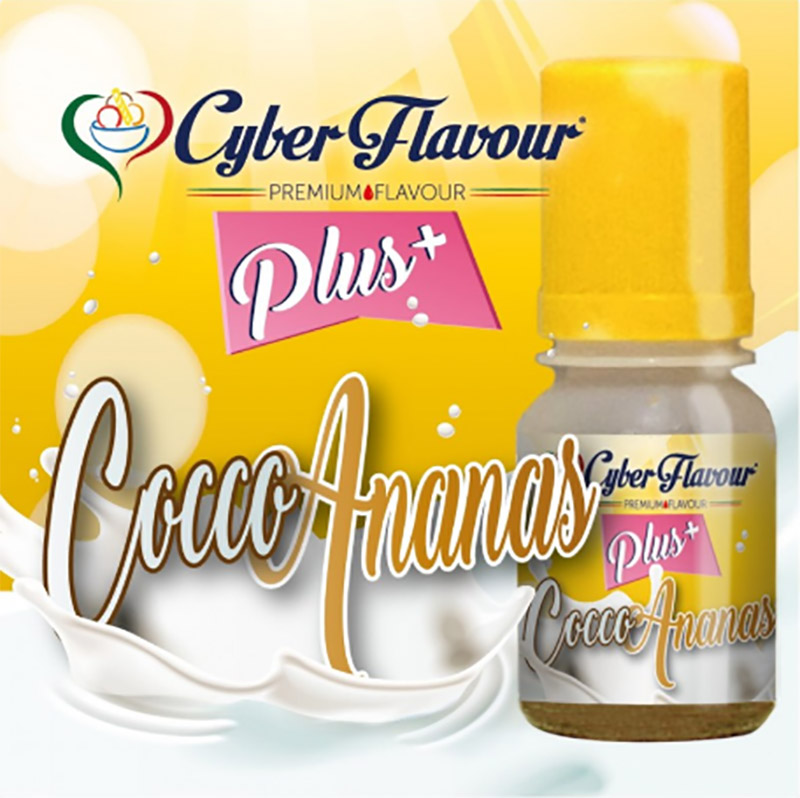 Cyber Flavour Plus+ Cocco Ananas Aroma 10 ml per sigaretta elettronica