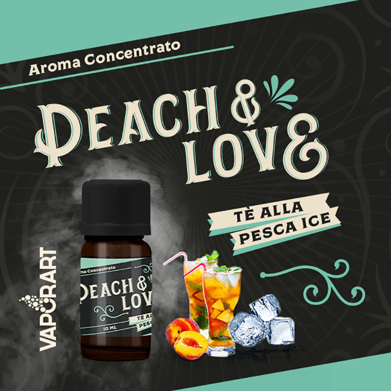 Vaporart Aroma Concentrato Peach & Love 10 ml per liquidi sigarette elettroniche