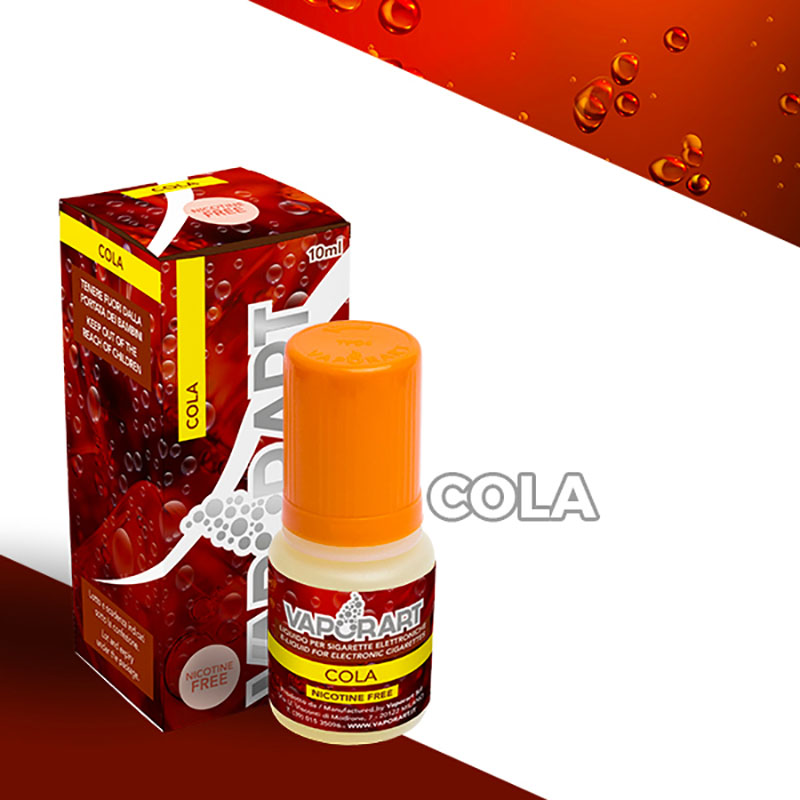 Vaporart Cola 10 ml Liquido Pronto Nicotina Smo-Kingshop