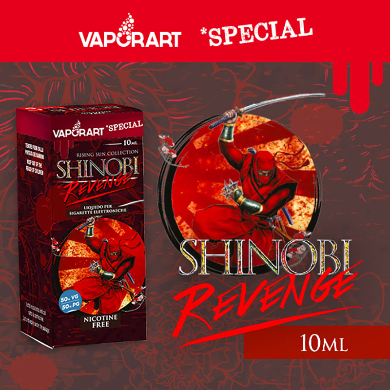 Vaporart Shinobi Revenge 10 ml Liquido Pronto Nicotina
