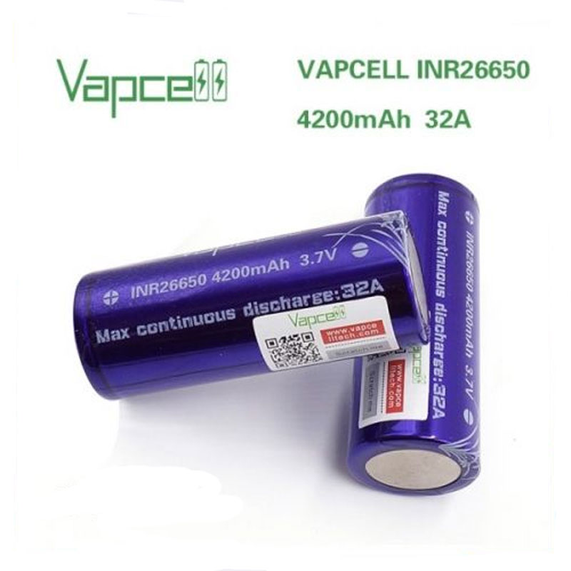 VAPCELL Batteria 26650 4200mAh 32A