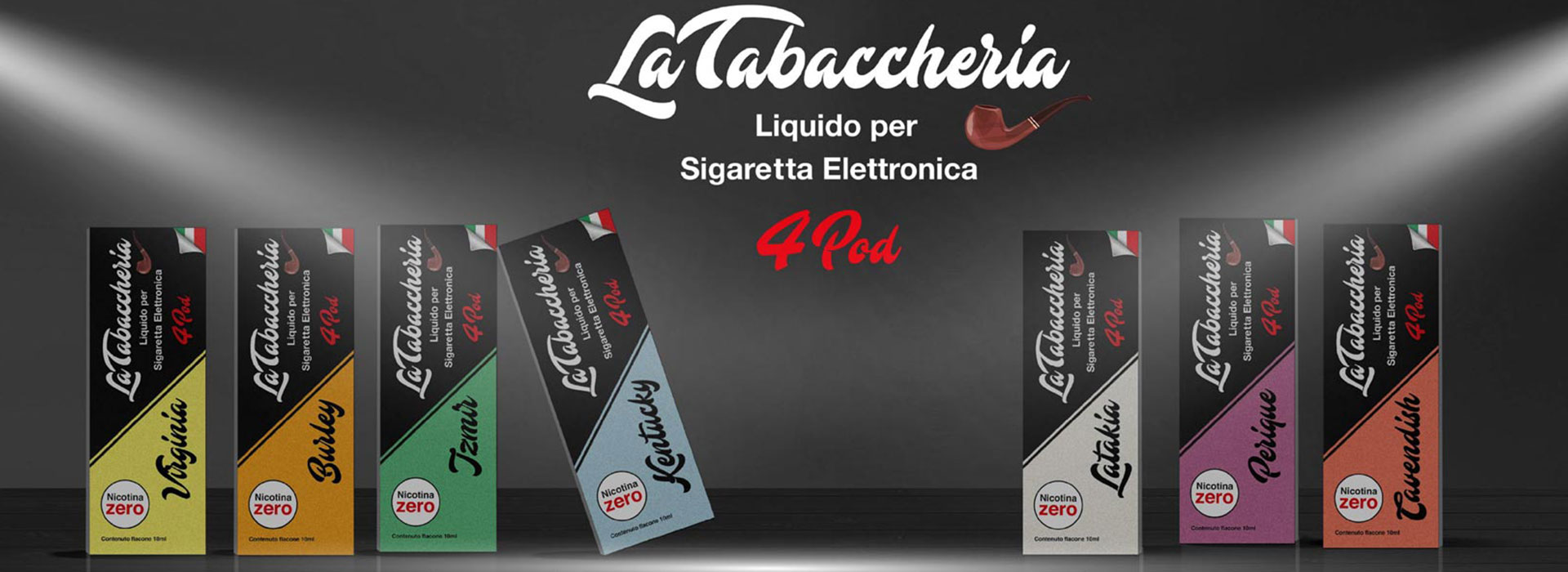 Liquidi Pronti BLACK LINE 4 Pod La Tabaccheria