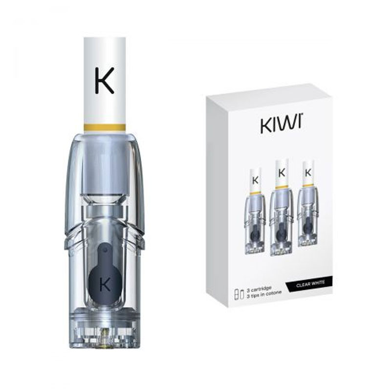 RESISTENZE POD TRASPARENTI CLEAR Per KIWI VAPOR 3 Pezzi Smo-KingShop