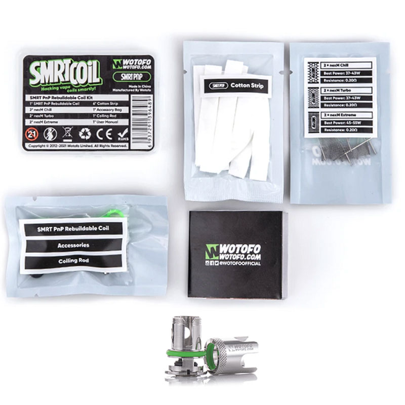 SMRT PNP Coil Kit Rigenerabile WOTOFO