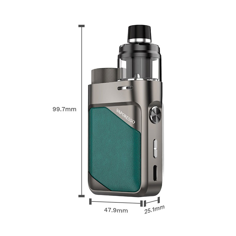 SWAG PX80 Kit Completo VAPORESSO DIMENSIONI