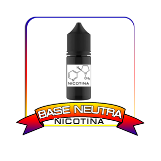 BASI NEUTRE E NICOTINA GLICOLE PROPILENICO E GLICERINA VEGETALE
